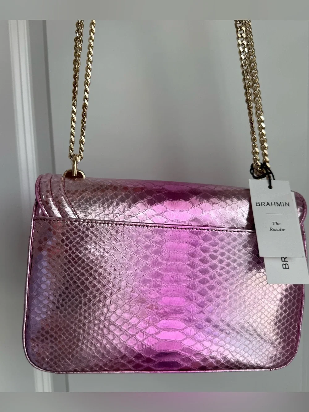 Brahmin Rosalie Rose Water Akoni Shoulder Bag Crossbody